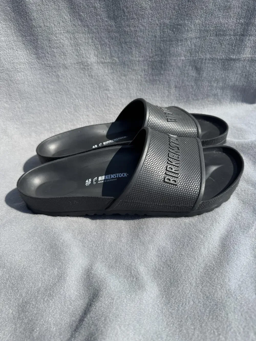 Birkenstock Barbados EVA Black Slide Sandals Mens 12 12.5 EU 45 Waterproof